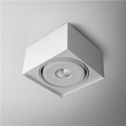 AQForm SQUARES mini 111x1 QRLED M940 38° natynkowy biały