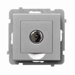 OSPEL SONATA Ściemniacz wielofunkcyjny 20-400W srebro mat ŁP-8RE/m/38