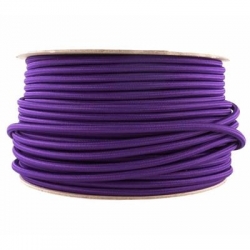 kabel fioletowy dekoracyjny do lamp 2x0,75mm2-36748