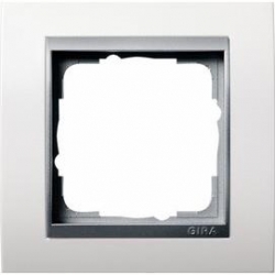 Gira Ramka pojedyncza aluminiowy Gira Ev ent biały