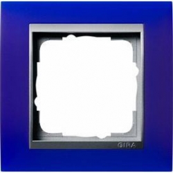 Gira Ramka pojedyncza aluminiowy Gira Ev ent Opaque niebieski