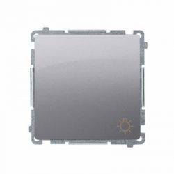 KONTAKT-SIMON Basic Przycisk światło stal inox BMS1.01/21