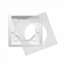 KONTAKT-SIMON Basic Ramka hermetyczna pojedyncza IP44 biała BMR1B/11