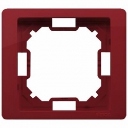 KONTAKT-SIMON Basic NEOS Ramka pojedyncza rubinowy BMRC1/033