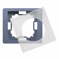 KONTAKT-SIMON Basic NEOS Ramka pojedyncza IP44 lawendowy BMRC1B/035