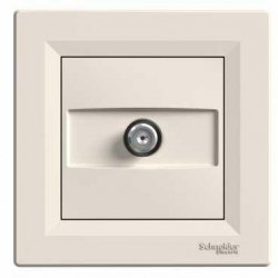 SCHNEIDER ELECTRIC ASFORA Gniazdo antenowe SAT końcowe 1dB krem EPH3700123
