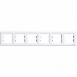 SCHNEIDER ELECTRIC ASFORA Ramka sześciokrotna pozioma biała EPH5800621