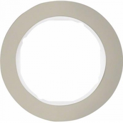 HAGER POLO Berker Serie R.classic Ramka 1-krotna aluminium biały środek 10112074