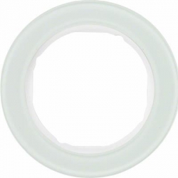 HAGER POLO Berker Serie R.classic Ramka 1-krotna szkło białe 10112009
