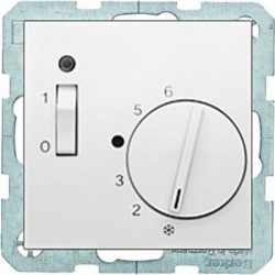 HAGER POLO Berker B.3/B.7 Regulator temp pomieszczenia biały mat 20301909