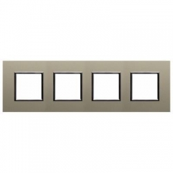 KOS-ELEKTRO SYSTEM DANTE Ramka poczwórna aluminium satyna 4550284