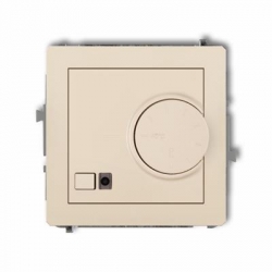 Karlik DECO elektroniczny regulator temperatury z czujnikiem podpodłogowym beżowy PODTYNKOWY bez ramki IP 20, 230V~ 50Hz 3200W 1DRT-1
