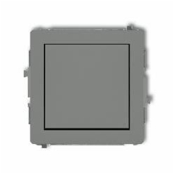 Karlik DECO łącznik jednobiegunowy szary mat PODTYNKOWY bez ramki IP20 10AX 250V 27DWP-1