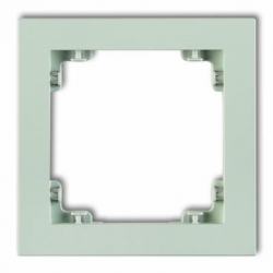 Karlik DECO Ramka uniwersalna pojedyncza z tworzywa DECO Pastel Matt miętowy PODTYNKOWY produkt na zamówienie IP 20 46DR-1