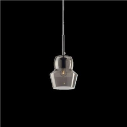 IDEALLUX Lampa wisząca ZENO SP1 SMALL FUME  Dymiona