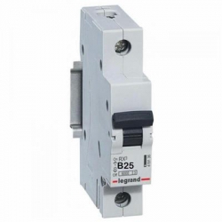 LEGRAND Wyłącznik nadprądowy 1P B 25A 6kA AC RX3 419138