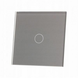 Livolo SREBRNY METALIZOWANY PANEL SZKLANY 701-64