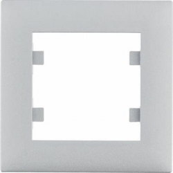 HAGER POLO LUMINA2 Intense Ramka pojedyncza srebrna WL5512