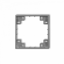 Karlik MINI Ramka pośrednia szary mat 27MRP-1