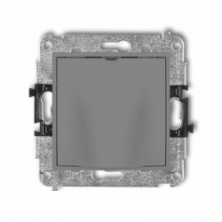 Karlik MINI Wypust kablowy szary mat 27MWPK