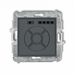 Karlik MINI Sterownik roletowy sterowanie lokalne grafitowy mat 28MSR-1