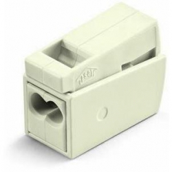 Szybkozłączka WAGO 2X1-2,5mm2 224-112 linka / drut biała
