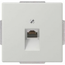 JUNG LS990 gniazdo RJ45 komputerowe pojedyncze kat. 6 szary