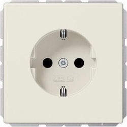 JUNG LS990 Gniazdo SCHUKO kremowy 16A 250V