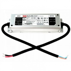 Zasilacz MeanWell 192W 12VDC 16A XLG-200-12-A IP67 filtr PFC