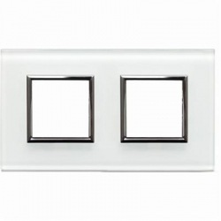 KOS-ELEKTRO SYSTEM DANTE Ramka podwójna szklana CREATIVE WHITE GLASS ( białe szkło) 4502182