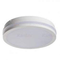 Kanlux plafon led BENO 24W NW-O-SE W neutralna biała, 4000K, okrągły, biała, z mikrofalowym czujnikiem ruchu, IP54