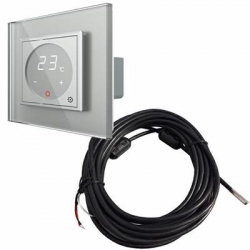 Livolo termostat pokojowy dotykowy szary z podłogowym czujnikiem temperatury komplet z ramką