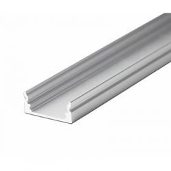 Profil srebrny 2m MiniLUX12 (do RGBW) nawierzchniowy do taśmy led rgbw o szerokości 12mm