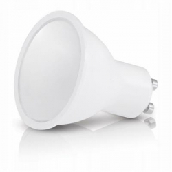 KB Żarówka LED GU10 7W NW neutralna biała 4000K mleczny klosz 540 lm