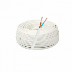 Zamel OMYp 2x0,75mm2 biały 1m H03VVH2-F kabel przewód płaski 300/300V