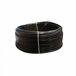 Zamel OMYp 2x1,0mm2 czarny 1m H03VVH2-F kabel przewód płaski 300/300V