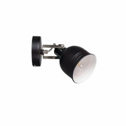 Kanlux oprawa ścienno-sufitowa DERATO EL-1O B-SR, 1x E14, czarny/srebrny