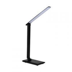 Kanlux  lampka biurkowa PREDA LED B czarna, 7,3W, 520lm, 3000/5000/6500K, płynna zmiana kolorów, ściemnialna, porst USB