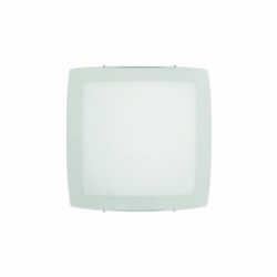Nowodvorski kinkiet LUX MAT E27 x 1 Szkło Stal lakierowana Biały ~220-230 V MAX: 1x60W
