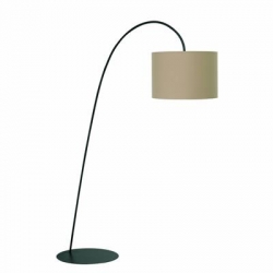 Nowodvorski Lampa podłogowa ALICE L E27 x 1 Stal lakierowana Tkanina Beż ~220-230 V MAX: 1x60W