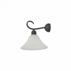 Nowodvorski kinkiet FLORES E27 x 1 Szkło Stal lakierowana Biały ~220-230 V MAX: 1x60W