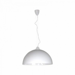Nowodvorski lampa wisząca HEMISPHERE L E27 x 1 Stal lakierowana Tworzywo sztuczne Biały ~220-230 V MAX: 1x60W