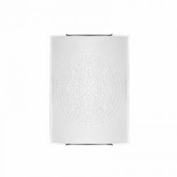 Nowodvorski kinkiet ROSETTE E27 x 1 Szkło Stal lakierowana Biały ~220-230 V MAX: 1x60W