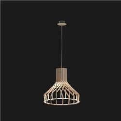 Nowodvorski lampa wisząca BIO GU10 x 1 Sklejka Naturalne drewno ~220-230 V MAX: 1x35W