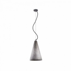 Nowodvorski lampa wisząca VOLCANO L E27 x 1 Beton architektoniczny Stal lakierowana Szary ~220-230 V MAX: 1x60W