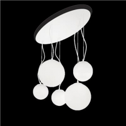 IDEALLUX Lampa wisząca MAPA SP5 BIANCO Biała