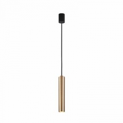 Nowodvorski lampa wisząca EYE L GU10 x 1 Lity mosiądz Stal lakierowana Mosiądz ~220-230 V MAX: 1x10W only LED