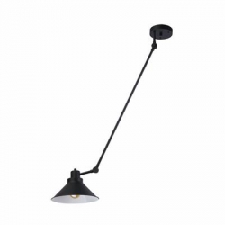 Nowodvorski oprawa przysufitowa TECHNO E27 x 1 Stal lakierowana Czarny ~220-230 V MAX: 1x60W