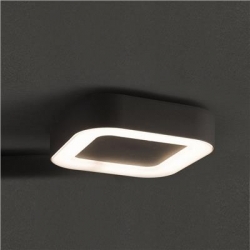 Nowodvorski plafon zewnętrzny PUEBLA LED LED x 1 Aluminium lakierowane Tworzywo sztuczne PC Grafitowy ~220-230 V MAX: 12W