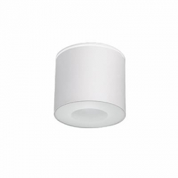 Nowodvorski plafon zewnętrzny HEXA GU10 x 1 Aluminium lakierowane Szkło Biały ~220-230 V MAX: 1x35W